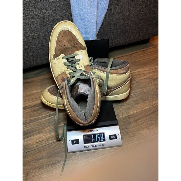 Nike Air Joridan 1 Mid Army Retro Army Forces Leather & Suede Mens Sneakers 11 - Picture 10 of 10